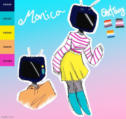 new oc Monica | made w/ Imgflip meme maker