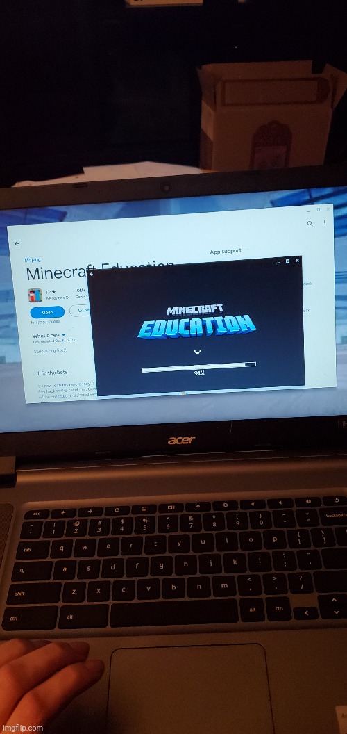 Playing Minecraft education edition for the first time in 2 years, my world sucks so much lol | made w/ Imgflip meme maker