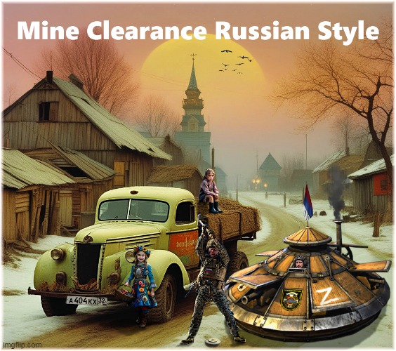 Mine clearance,Russian style | image tagged in russian roulette | made w/ Imgflip meme maker