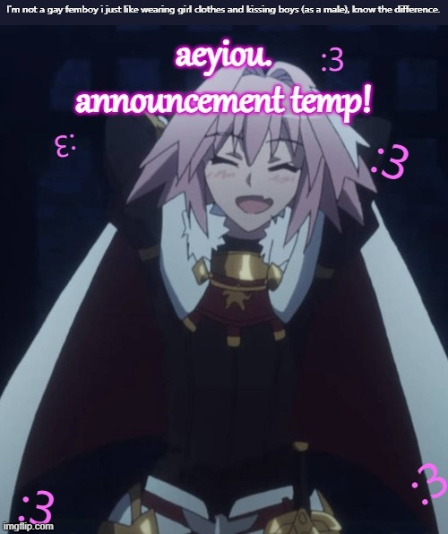 he's literally me (i don't even watch fate) Blank Meme Template