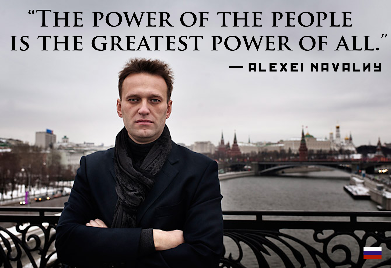 High Quality Alexei Navalny Quote Meme Blank Meme Template