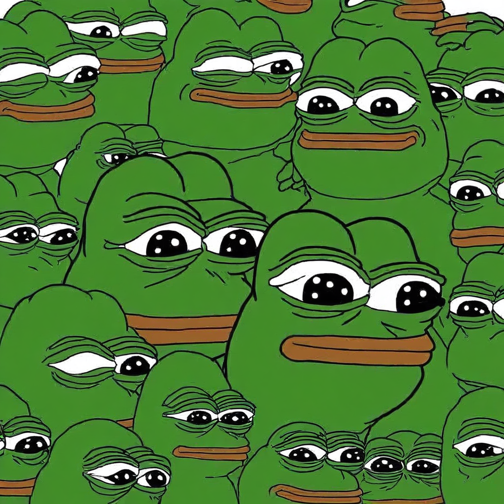 Pepe swarm Blank Meme Template