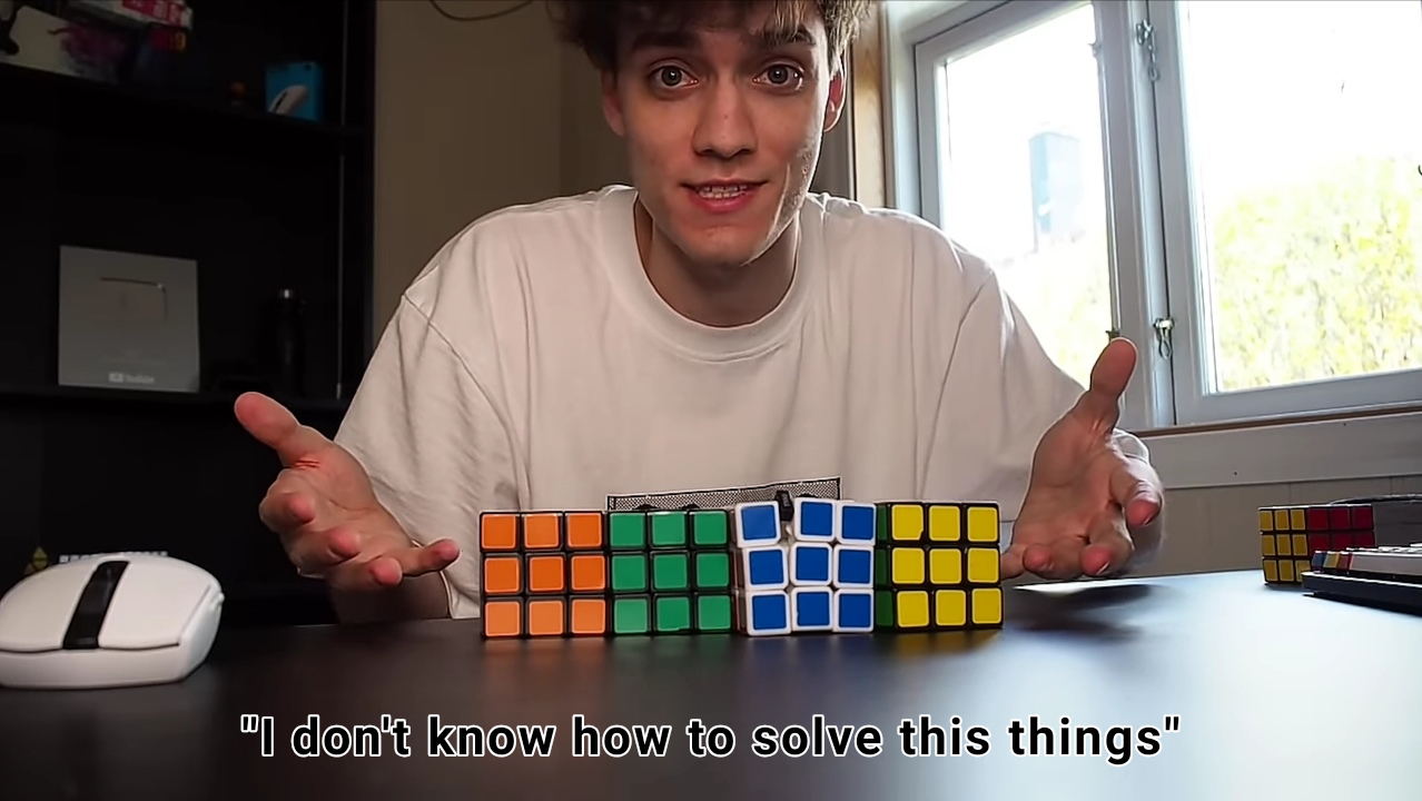 Dani saying "I don't know how to solve this things" Blank Meme Template
