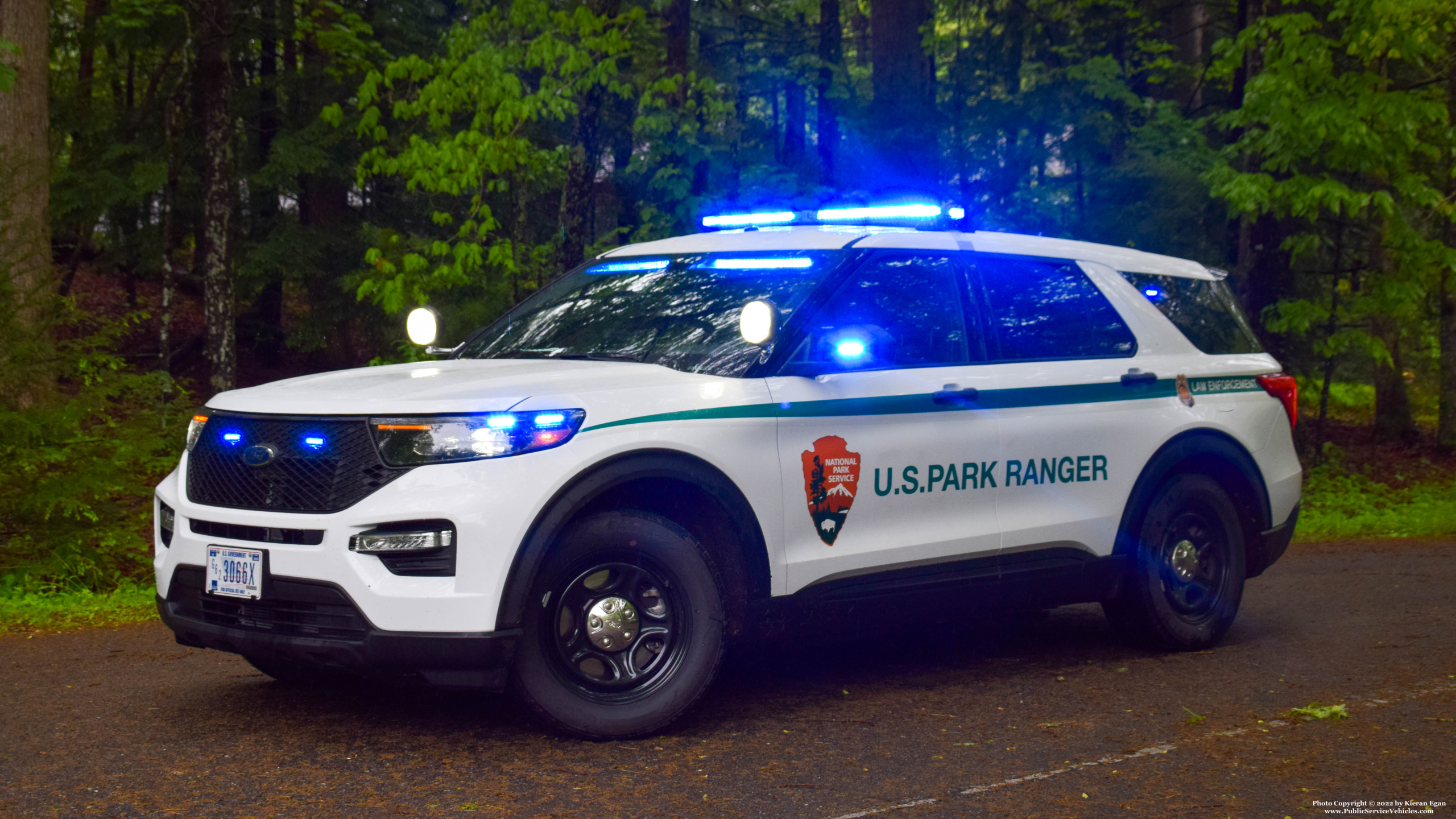 High Quality park ranger police car Blank Meme Template