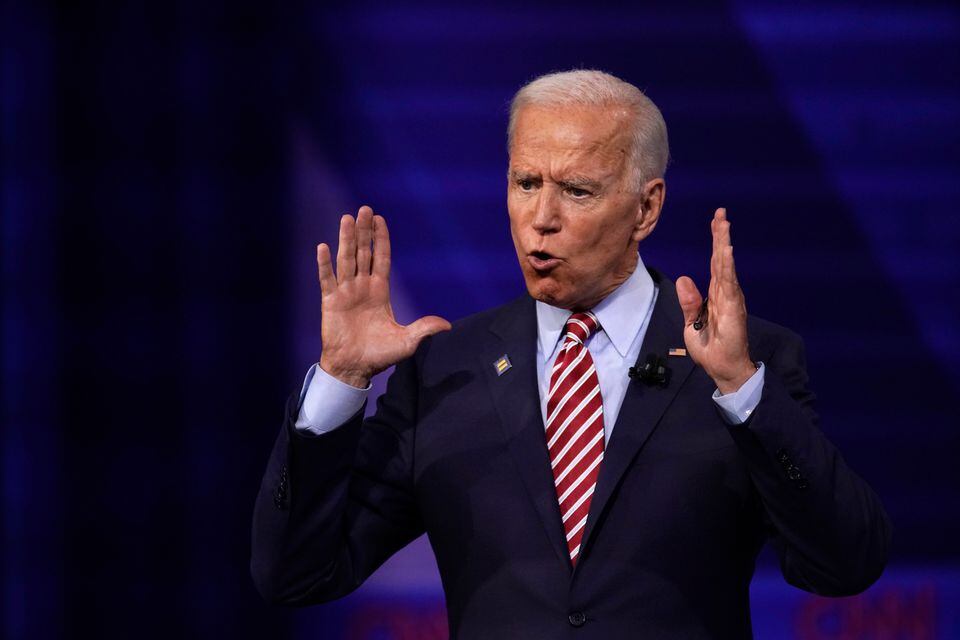 Biden Hands gesture Blank Meme Template