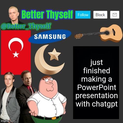 boing | just finished making a PowerPoint presentation with chatgpt | image tagged in boing | made w/ Imgflip meme maker