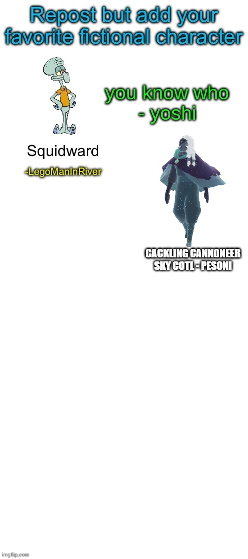 CACKLING CANNONEER SKY COTL - PESONI | made w/ Imgflip meme maker