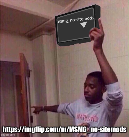 https://imgflip.com/m/MSMG_no-sitemods | msmg_no-sitemods; https://imgflip.com/m/MSMG_no-sitemods | image tagged in go back to x stream | made w/ Imgflip meme maker