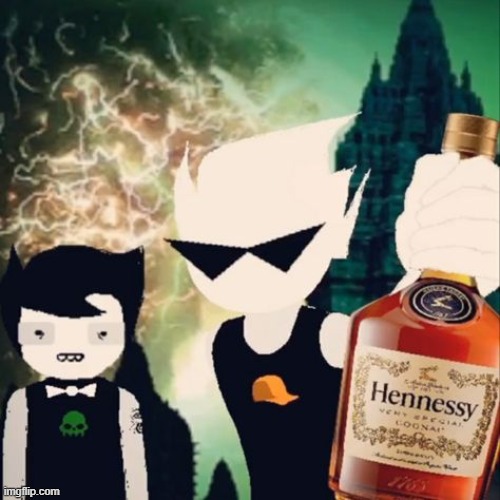 i'll tell you how i made him leave with me; conversation and hennessy | made w/ Imgflip meme maker