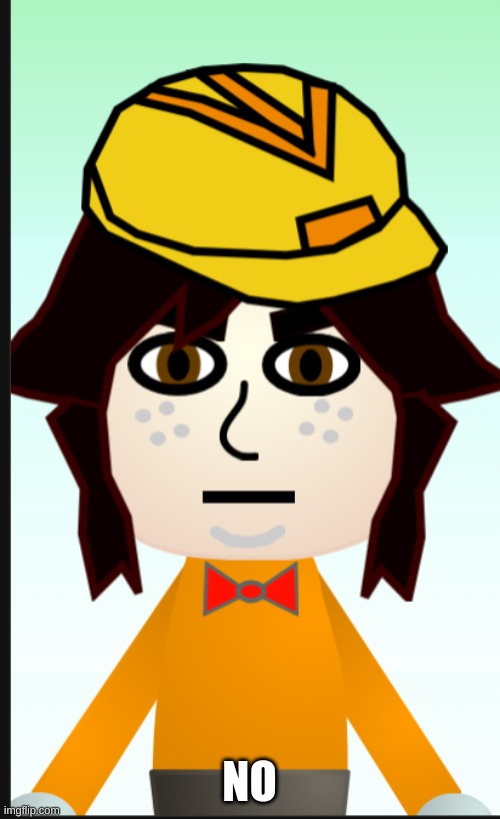 Mii Fail | NO | image tagged in mii fail | made w/ Imgflip meme maker