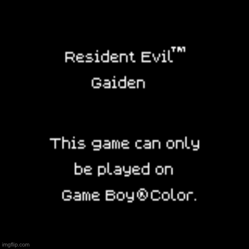 Resident evil gaiden game boy lockout | image tagged in gifs,monochrome,gaming,darkness | made w/ Imgflip images-to-gif maker