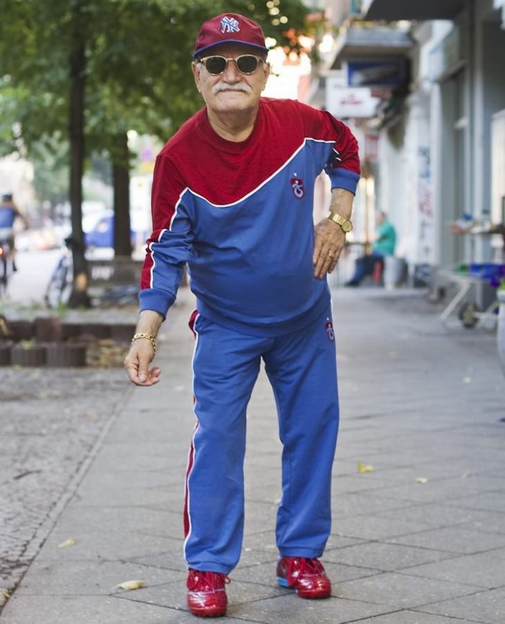 High Quality Old man in sweats Blank Meme Template