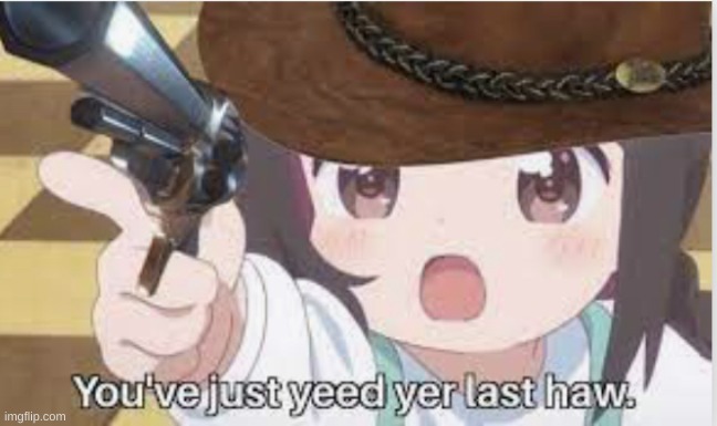 You’ve just yeed ur last haw | image tagged in you ve just yeed ur last haw | made w/ Imgflip meme maker