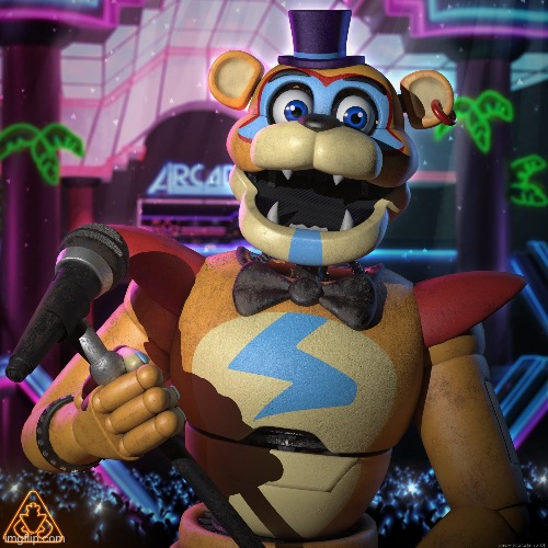 Glamrock Freddy | image tagged in glamrock freddy | made w/ Imgflip meme maker