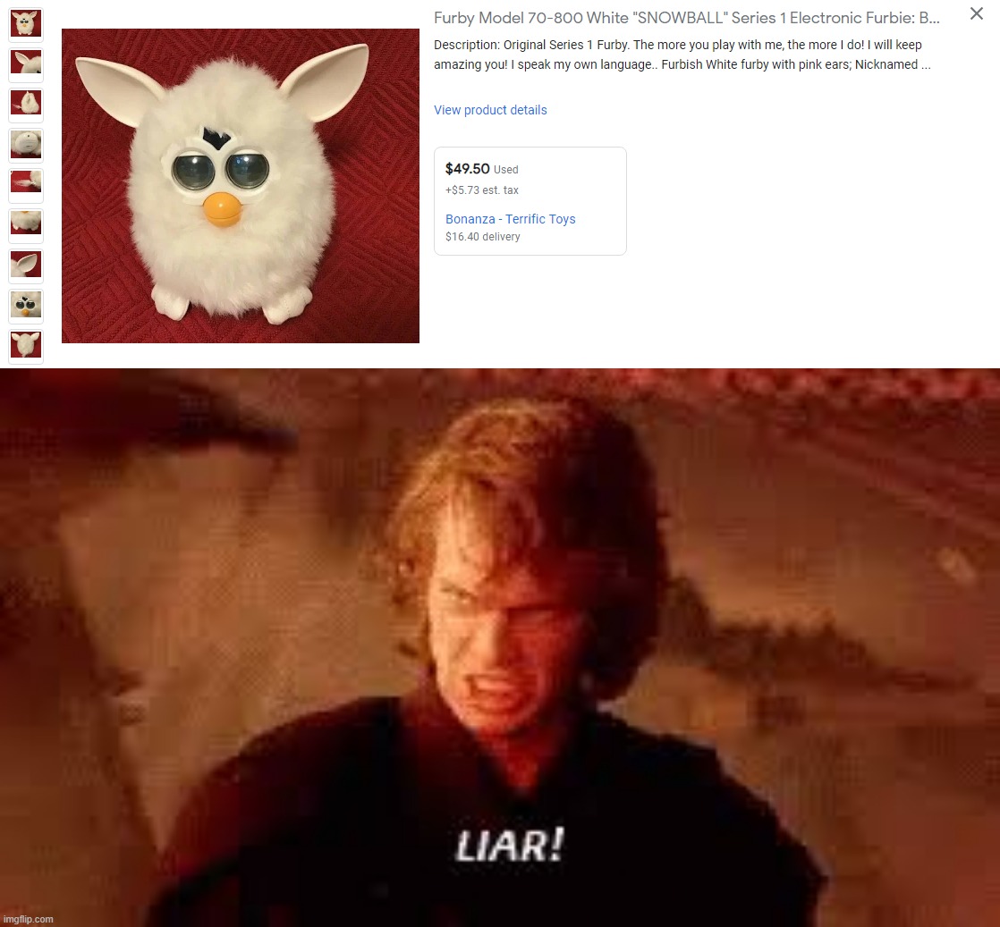 image tagged in anakin liar | made w/ Imgflip meme maker