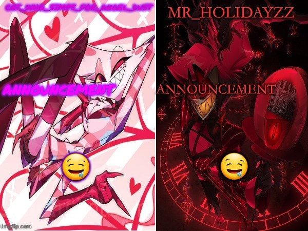 posting shit | 🤤; 🤤 | image tagged in cat and holidayzz hazbin hotel temp | made w/ Imgflip meme maker