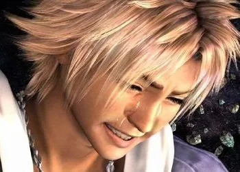 Tidus Final Fantasy X I hate you dad Blank Meme Template
