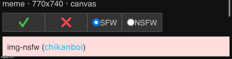 i mean it’s annoying when people constantly spam flag stuff for nsfw content but at least i’m getting higher on the mod list | made w/ Imgflip meme maker