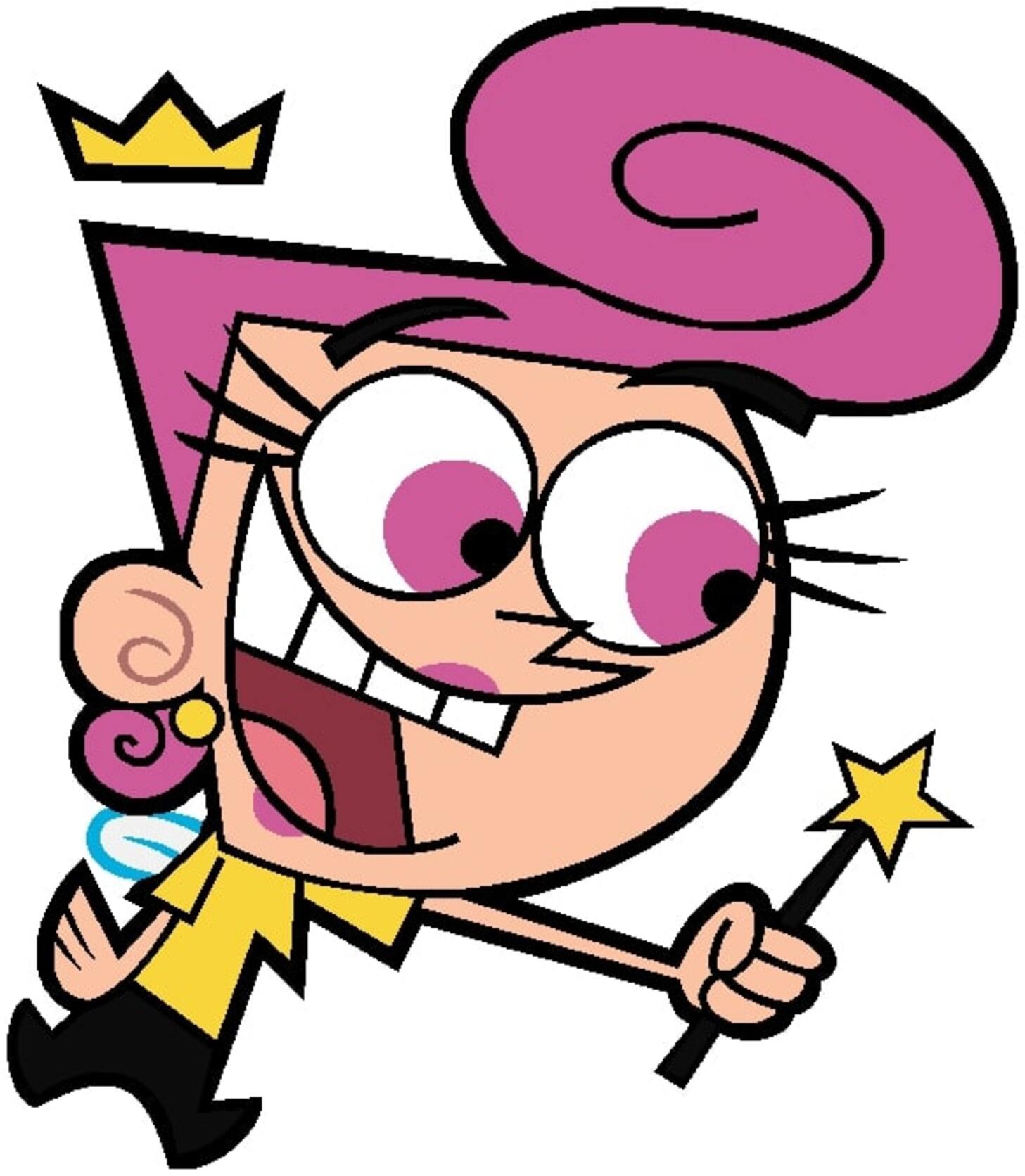 High Quality Wanda the Pink Fairy from Fairly Odd Parents Blank Meme Template