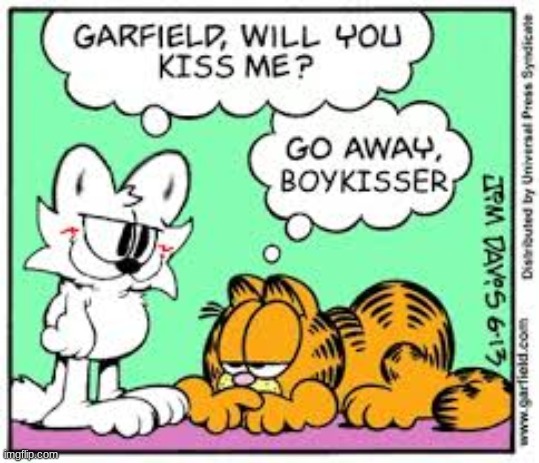 this is in the new garfield strip | made w/ Imgflip meme maker