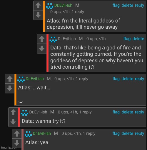 Data just fixed atlas's depression | made w/ Imgflip meme maker