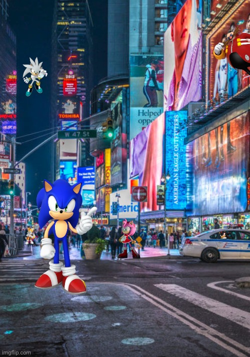 Where's Shadow? | image tagged in sonic | made w/ Imgflip meme maker