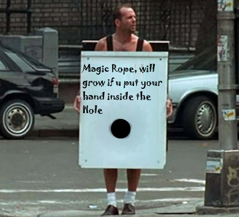 High Quality Magic rope Blank Meme Template