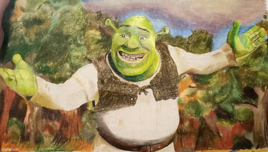 Shrek drawing | image tagged in drawing,art,shrek,dreamworks,meme,monster | made w/ Imgflip meme maker