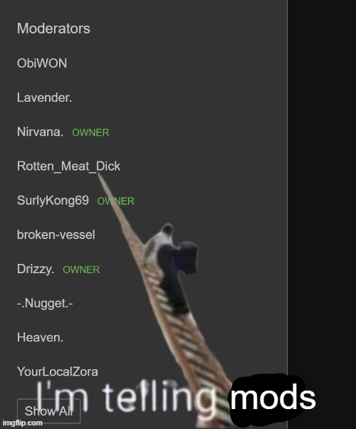 caption this | mods | made w/ Imgflip meme maker