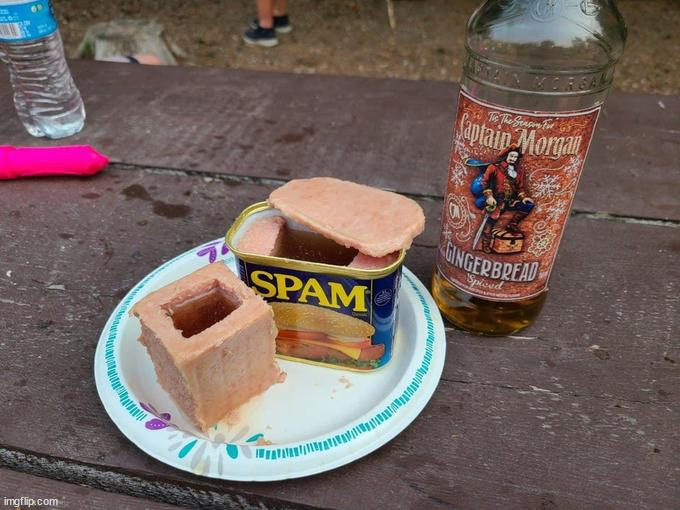 Spam shot glass | made w/ Imgflip meme maker
