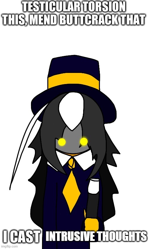 Cosmo casts a spell | INTRUSIVE THOUGHTS | image tagged in cosmo casts a spell | made w/ Imgflip meme maker