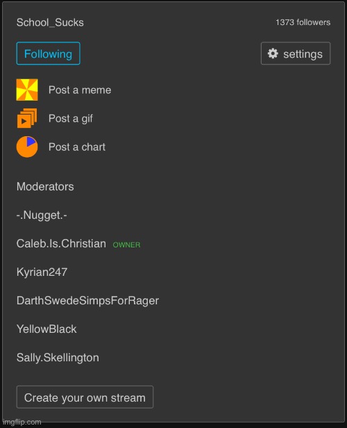 top mod lfg | made w/ Imgflip meme maker