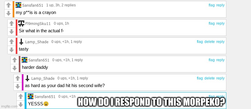 (Morpeko: play along here, enjoy being fucked in the ass/pussy) | HOW DO I RESPOND TO THIS MORPEKO? | made w/ Imgflip meme maker