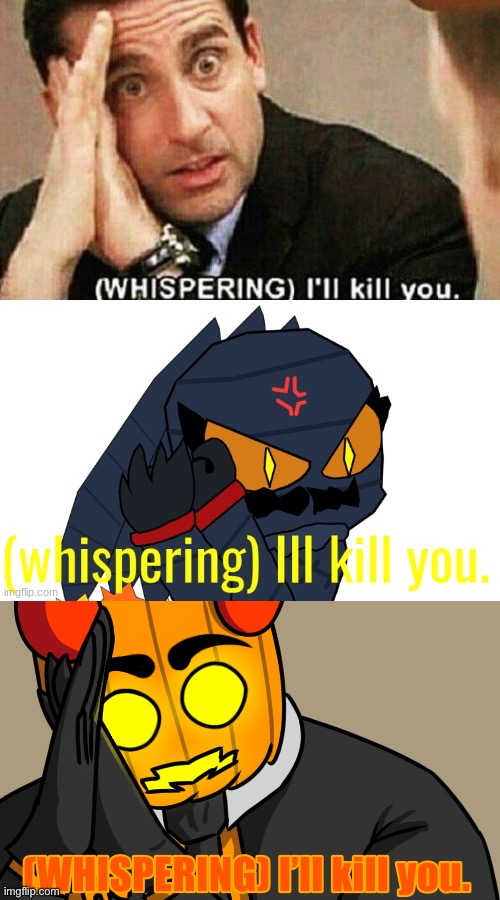 Darkuun is hopping on the “(whispering) ill kill you” train | image tagged in drawing,goofy ahh,digital art,why are you reading the tags | made w/ Imgflip meme maker