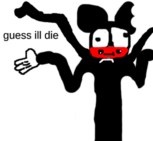 High Quality cartoon mouse will die remake but monsta????? Blank Meme Template