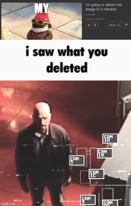 image tagged in i saw what you deleted | made w/ Imgflip meme maker