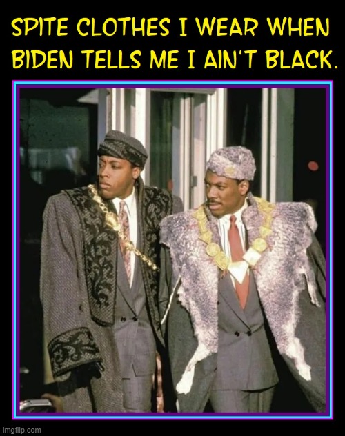 When Joe Biden tries to tells Blacks how to be Black | image tagged in vince vance,memes,eddie murphy,arsenio hall,coming to america,zamunda | made w/ Imgflip meme maker