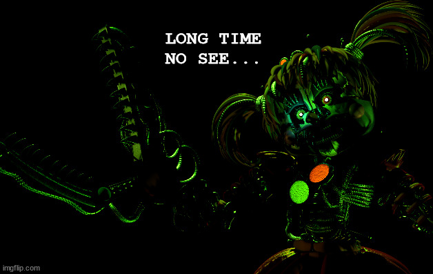 FNAF 6 Scrap Baby Render on Blender (Model Not Mine) - Imgflip