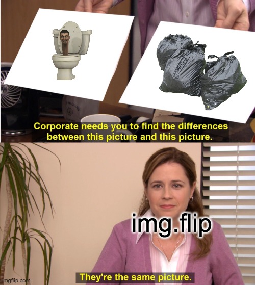 They're The Same Picture | img.flip | image tagged in memes,there the same picture | made w/ Imgflip meme maker