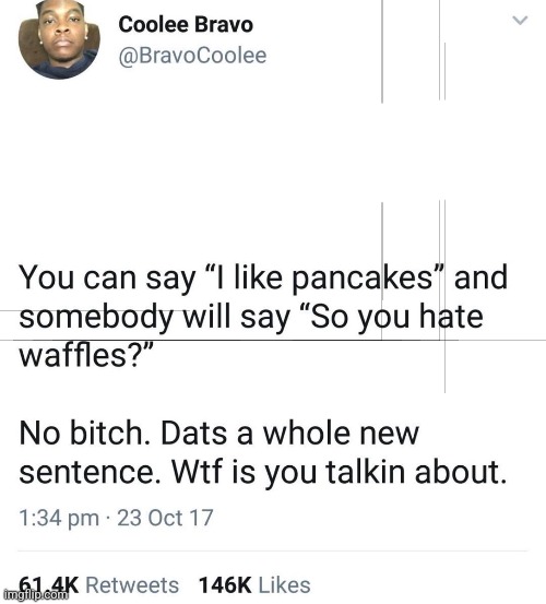Misinterpretation Blank Meme Template