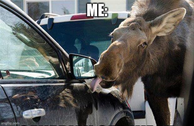Canadian Car Wash | ME: | image tagged in canadian car wash | made w/ Imgflip meme maker