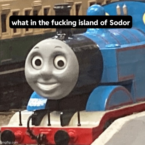 what in the fucking island of sodor | image tagged in what in the fucking island of sodor | made w/ Imgflip meme maker