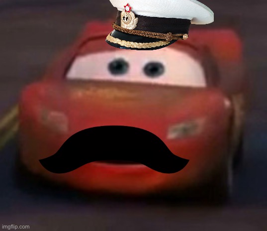 Lightning McQueen as the real Stalin Car/Car Stalin | image tagged in shocked lightning mcqueen,lightning mcqueen,joseph stalin,stalin,soviet,communist | made w/ Imgflip meme maker