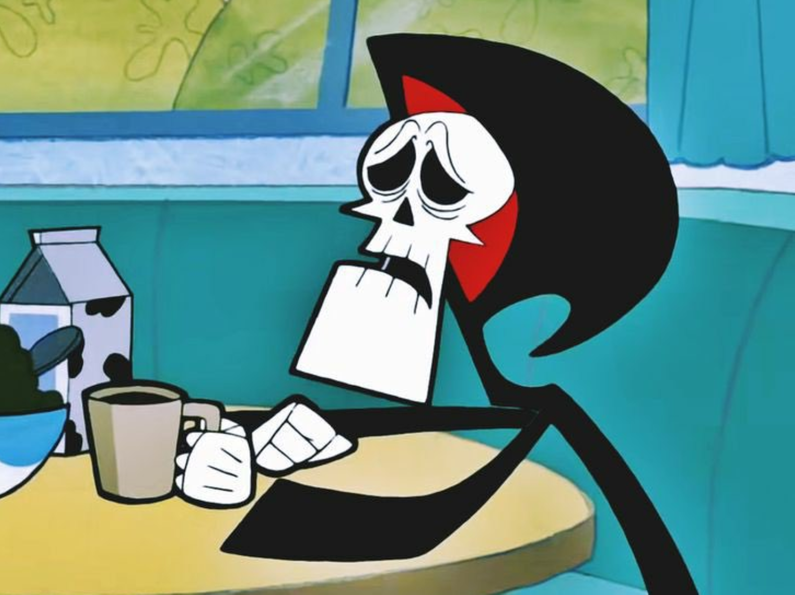 High Quality grim from billy and mandy Blank Meme Template
