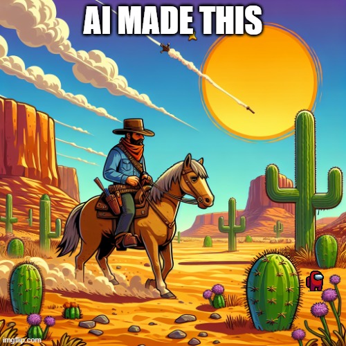 rdr2 | AI MADE THIS | image tagged in rdr2 | made w/ Imgflip meme maker
