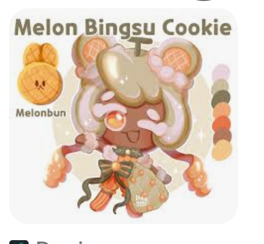 Melon Bingsu Cookie Fanchild Blank Meme Template