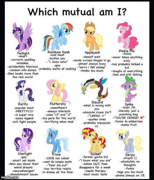 we gotta see | image tagged in which mutual am i mlp | made w/ Imgflip meme maker