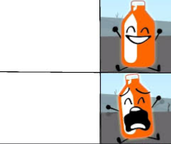 High Quality Bottle BFB template Blank Meme Template