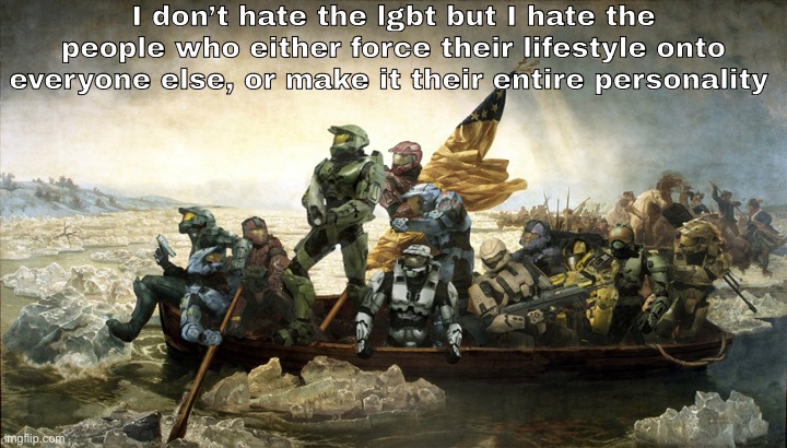 I don’t hate the lgbt but I hate the people who either force their lifestyle onto everyone else, or make it their entire personality | image tagged in this | made w/ Imgflip meme maker