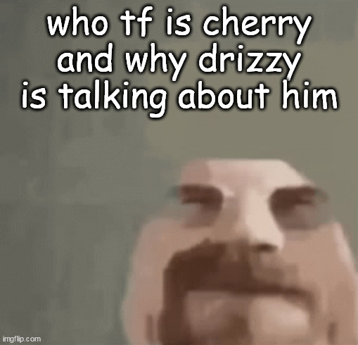 heisenburger | who tf is cherry and why drizzy is talking about him | image tagged in heisenburger | made w/ Imgflip meme maker